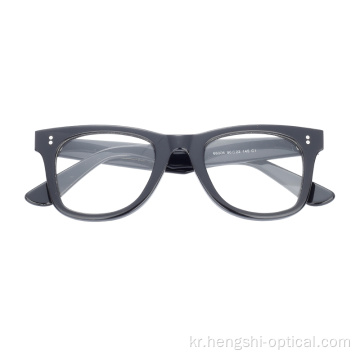 최고의 품질의 눈웨어 유니탄 패션 레트로 블랙 광학 안경 아세테이트 프레임